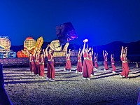 ダンスチーム凛、燈籠祭ステージイベントにて