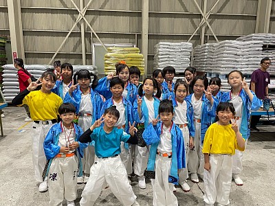 春の農協祭りにて凛ジュニア