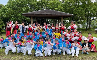 片田初夏祭りにて凛グループ