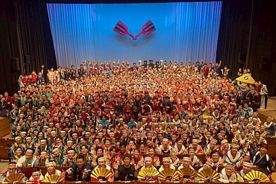 第18回新春よさこい三昧にて